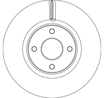 Brzdový kotouč TRW DF6761S