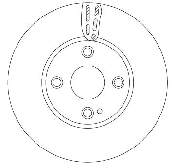 Brzdový kotouč TRW DF6793