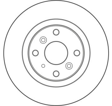 Brzdový kotúč TRW DF6796
