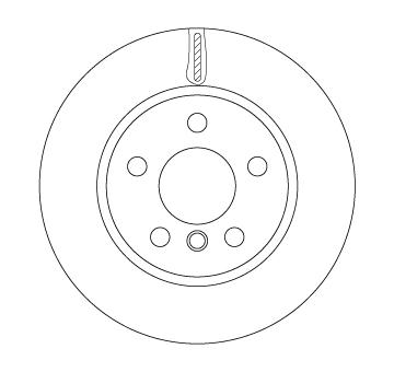 Brzdový kotouč TRW DF6799
