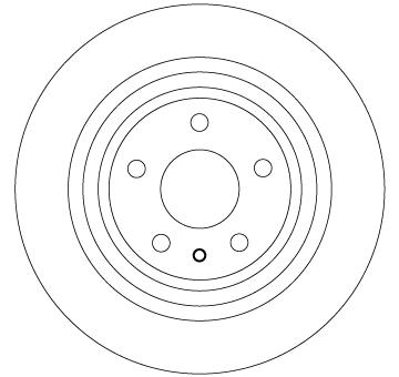 Brzdový kotouč TRW DF6809