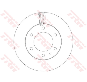 Brzdový kotouč TRW DF6812S