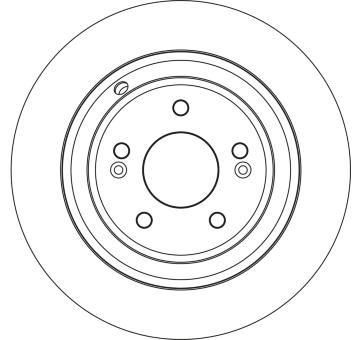 Brzdový kotúč TRW DF6814