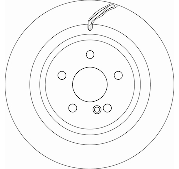 Brzdový kotouč TRW DF6826S