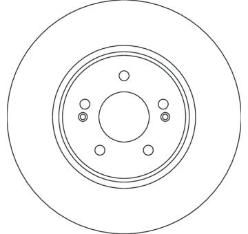 Brzdový kotouč TRW DF6829S