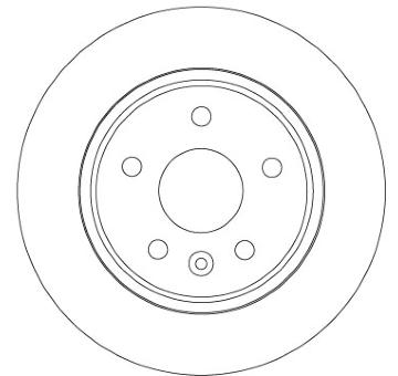 Brzdový kotouč TRW DF6846