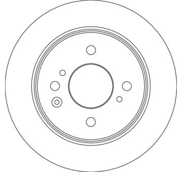 Brzdový kotouč TRW DF6875