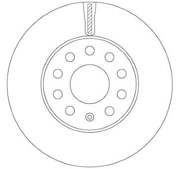 Brzdový kotouč TRW DF6903S