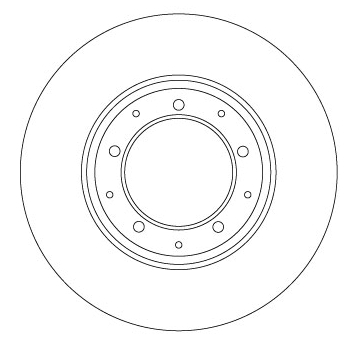 Brzdový kotouč TRW DF6905