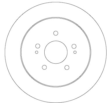 Brzdový kotouč TRW DF6909