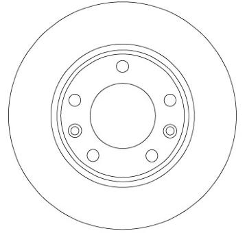 Brzdový kotouč TRW DF6910