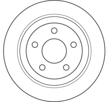 Brzdový kotouč TRW DF6928