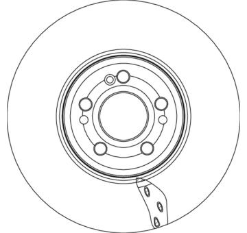 Brzdový kotouč TRW DF6942S