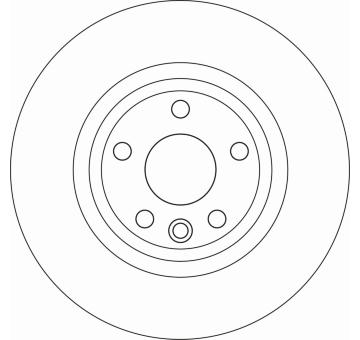 Brzdový kotouč TRW DF6947