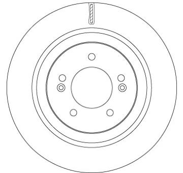 Brzdový kotouč TRW DF6959