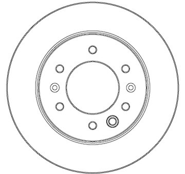 Brzdový kotouč TRW DF6961S