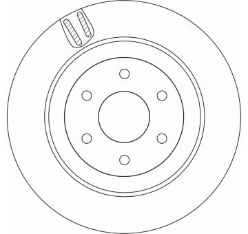 Brzdový kotouč TRW DF6967