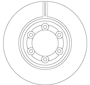 Brzdový kotouč TRW DF6984