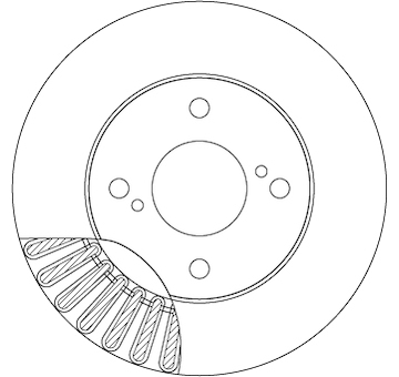 Brzdový kotouč TRW DF6990