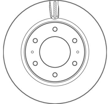 Brzdový kotouč TRW DF6992S