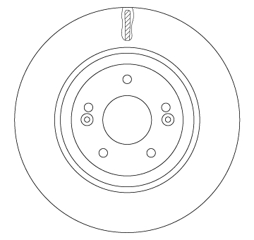 Brzdový kotouč TRW DF7592