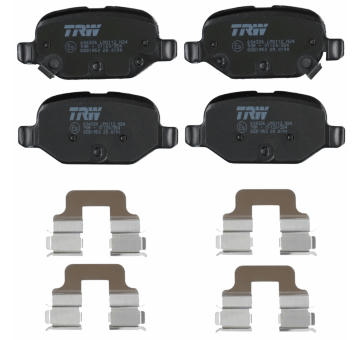 Sada brzdových destiček, kotoučová brzda TRW GDB1950