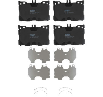 Sada brzdových destiček, kotoučová brzda TRW GDB2150