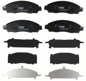 Sada brzdových destiček, kotoučová brzda TRW GDB2182