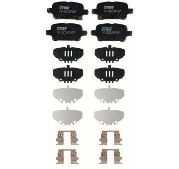 Sada brzdových destiček, kotoučová brzda TRW GDB2184