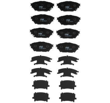 Sada brzdových destiček, kotoučová brzda TRW GDB3611