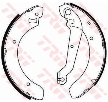 Sada brzdových čeľustí TRW GS6208
