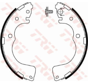 Sada brzdových čelistí TRW GS8435