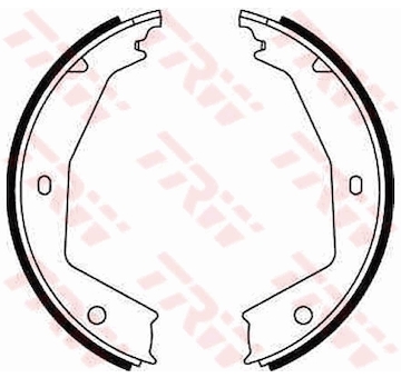 Sada brzdových čelistí, parkovací brzda TRW GS8668