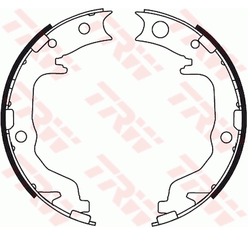 Sada brzdových čelistí, parkovací brzda TRW GS8783