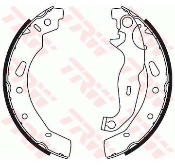 Sada brzdových čelistí TRW GS8787