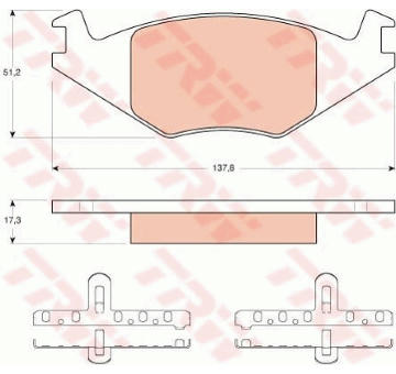 Sada bŕzd, Kotúčová brzda TRW GTD1019