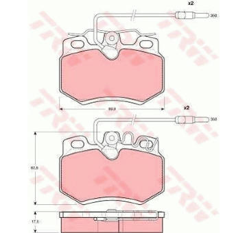 Sada bŕzd, Kotúčová brzda TRW GTD1021