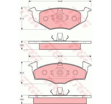 Sada bŕzd, Kotúčová brzda TRW GTD1034