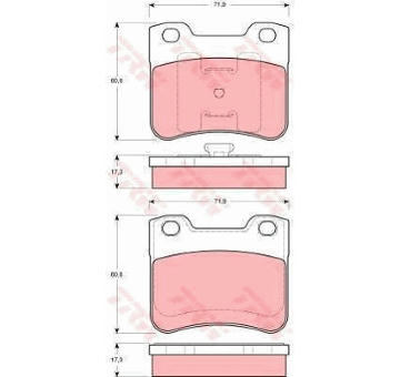 Sada bŕzd, Kotúčová brzda TRW GTD1050