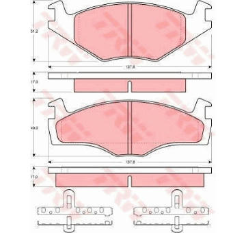 Sada bŕzd, Kotúčová brzda TRW GTD1051