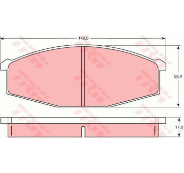 Sada bŕzd, Kotúčová brzda TRW GTD1067