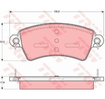 Sada bŕzd, Kotúčová brzda TRW GTD1098