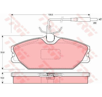 Sada bŕzd, Kotúčová brzda TRW GTD1116