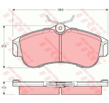 Sada bŕzd, Kotúčová brzda TRW GTD1155
