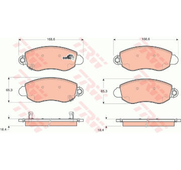 Sada bŕzd, Kotúčová brzda TRW GTD1179
