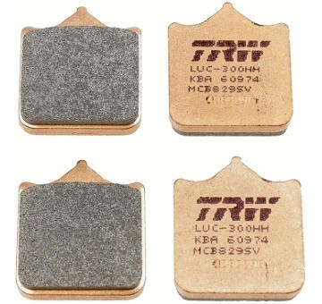 Sada brzdových destiček, kotoučová brzda TRW MCB829SV
