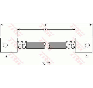 Brzdová hadice TRW PHA133