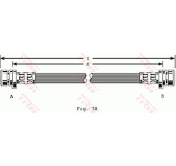 Brzdová hadica TRW PHA171