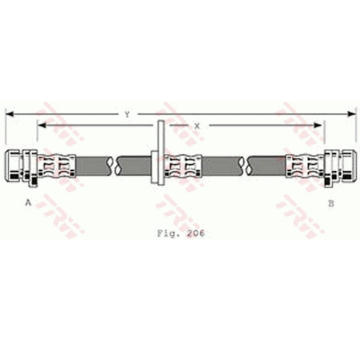 Brzdová hadica TRW PHA172