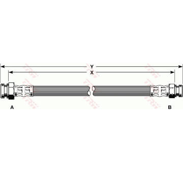 Brzdová hadice TRW PHA175